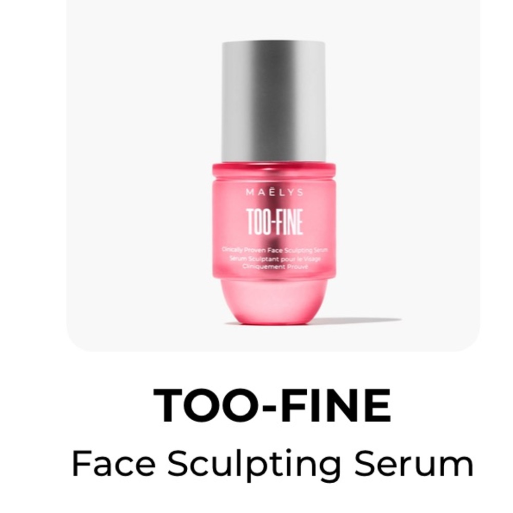 TOO-FINE Face Sculpting Serum - Pink